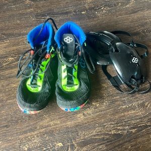Mens Rudis wrestling shoes size 9,   Men’s rudis head gear, both gently used